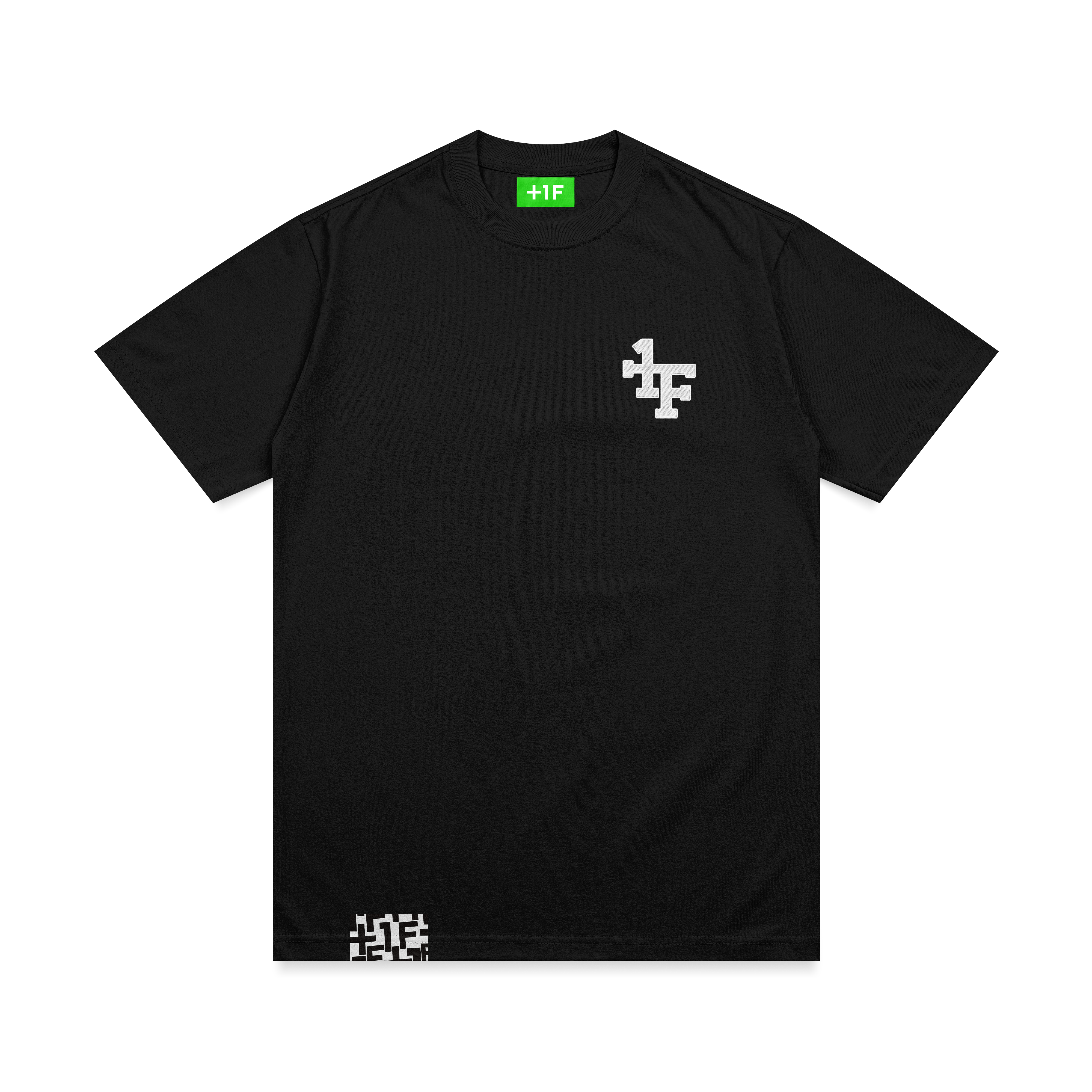 1F MONOGRAM LOGO TEE/BLACK