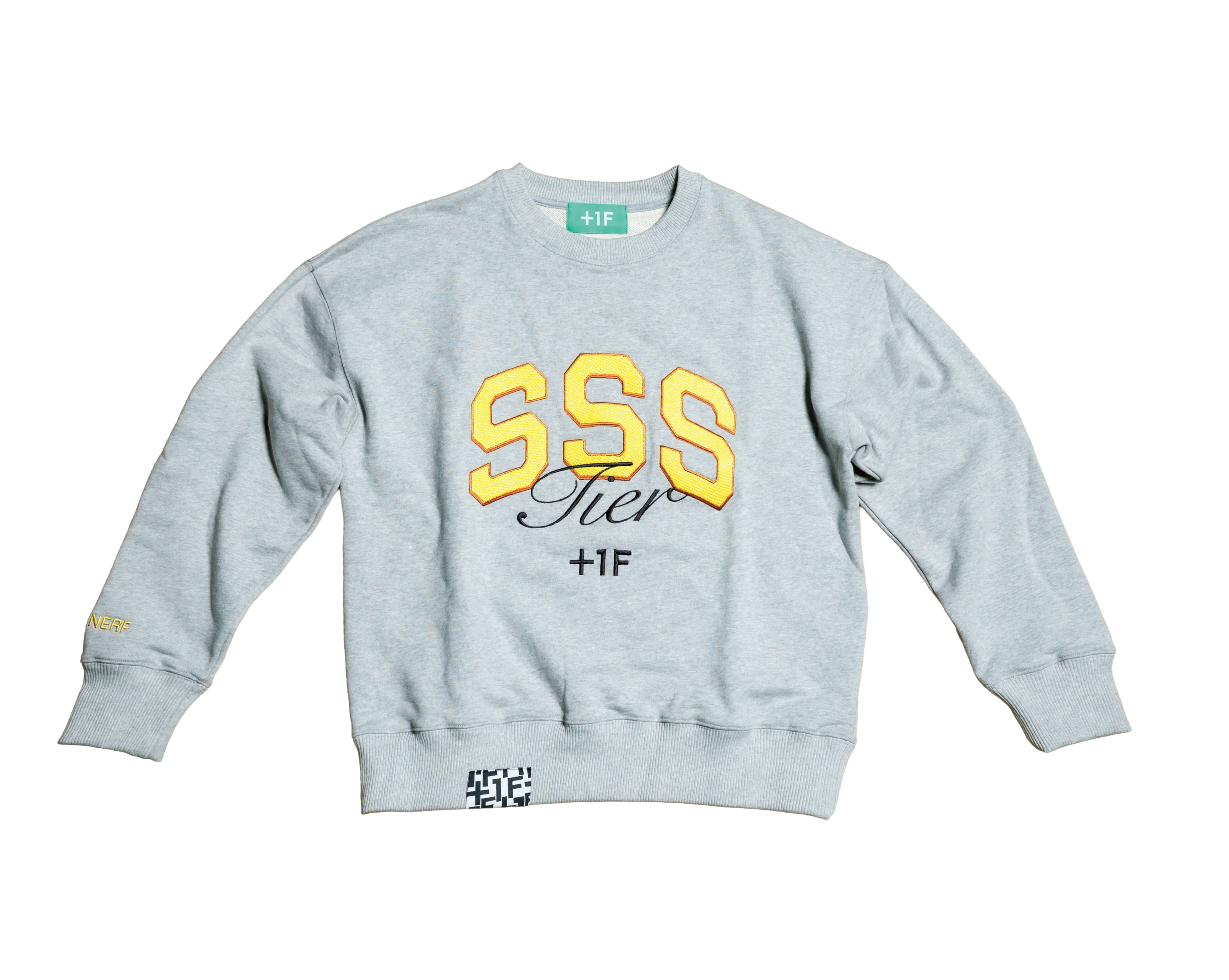 1F SSS TIER SWEAT CREW / GRAY HEATER