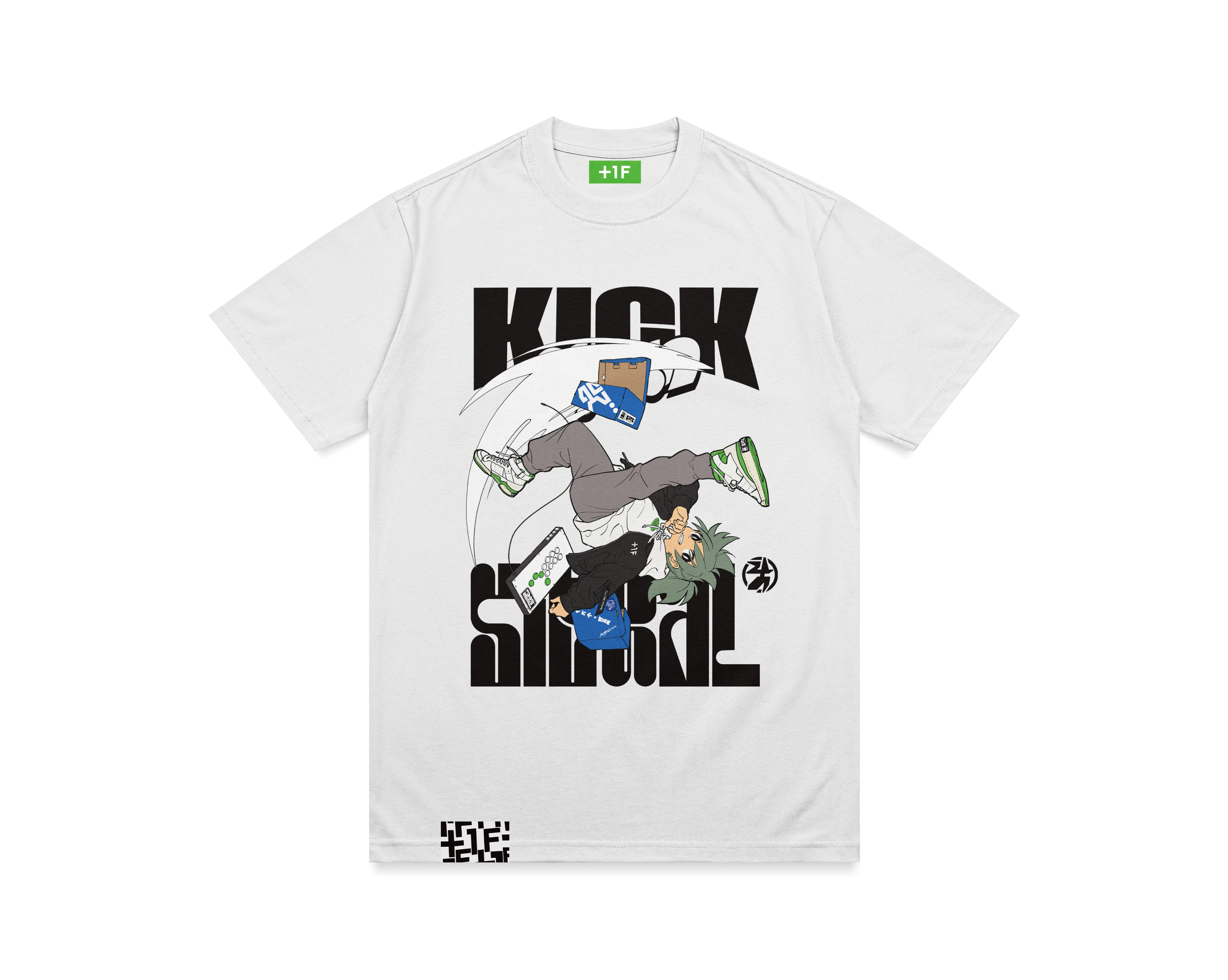 ココ様 KICK CHAN +1F TEE Ver.2026 / WHITE