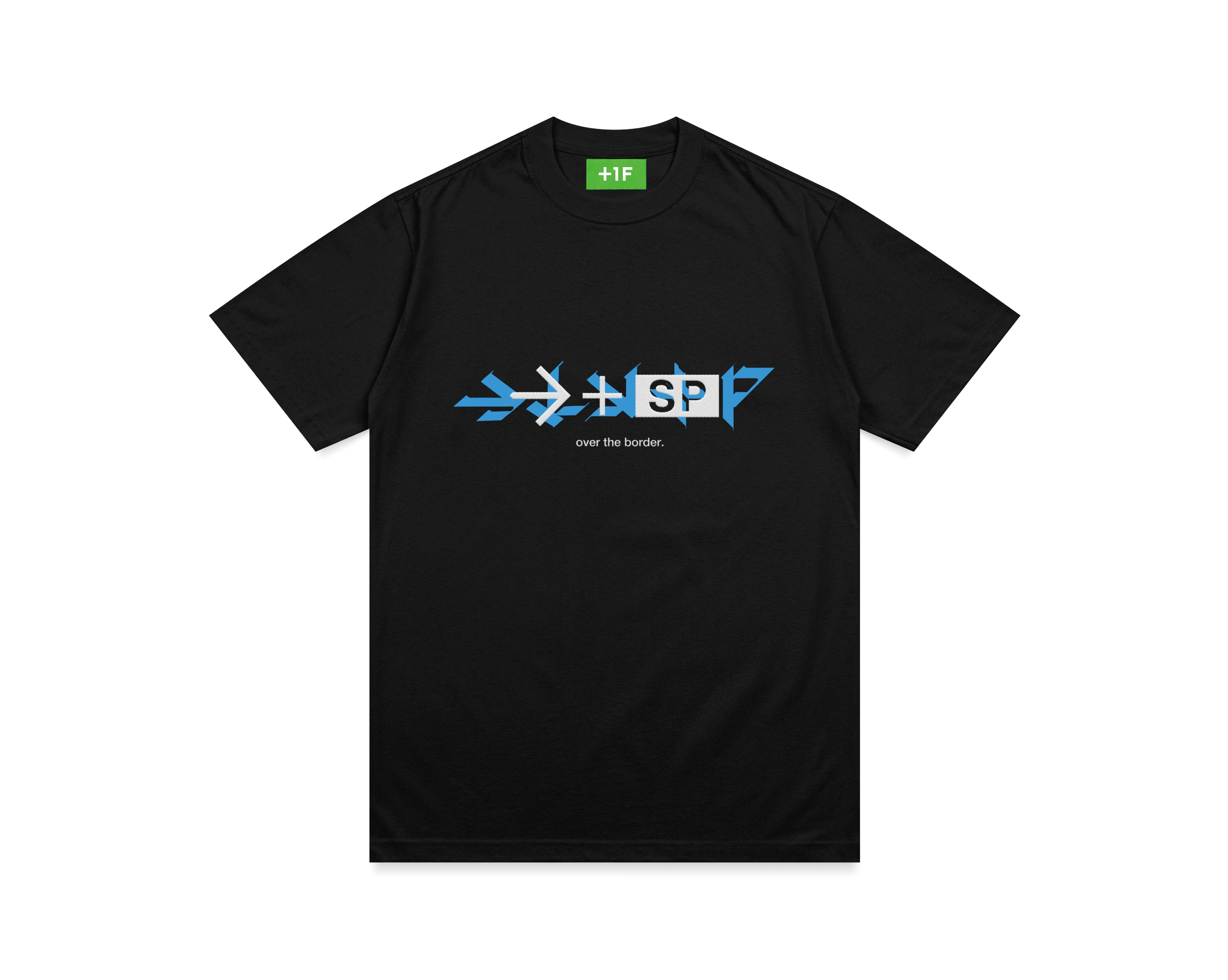 OVER THE BORDER TEE Ver.2025 / BLACK – +1F