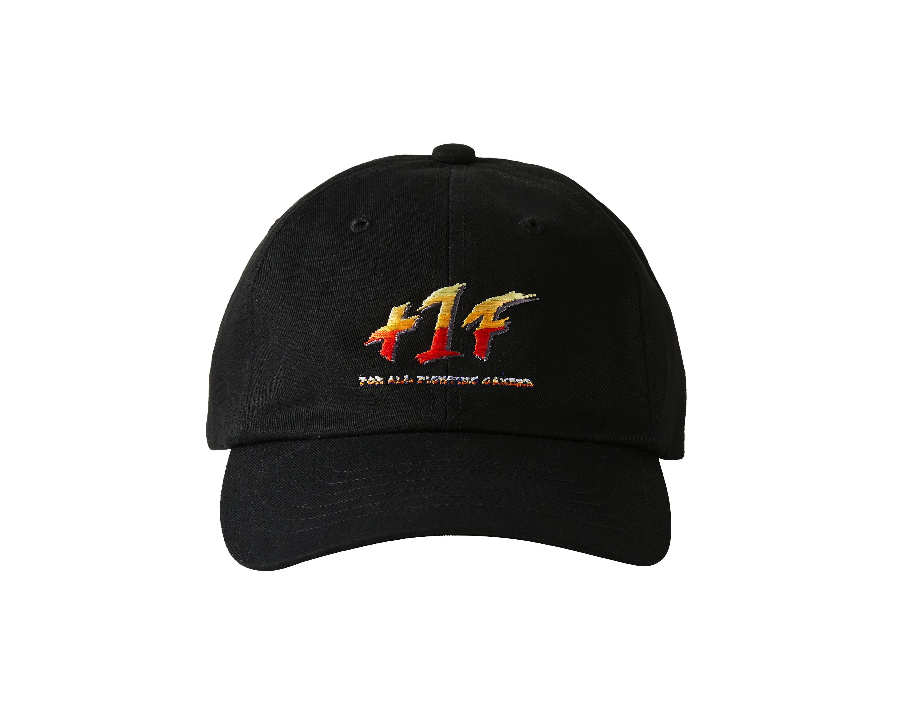 STREET FIGHTER II +1F LOGO CAP/ BLACK | ストリートファイター ロゴ