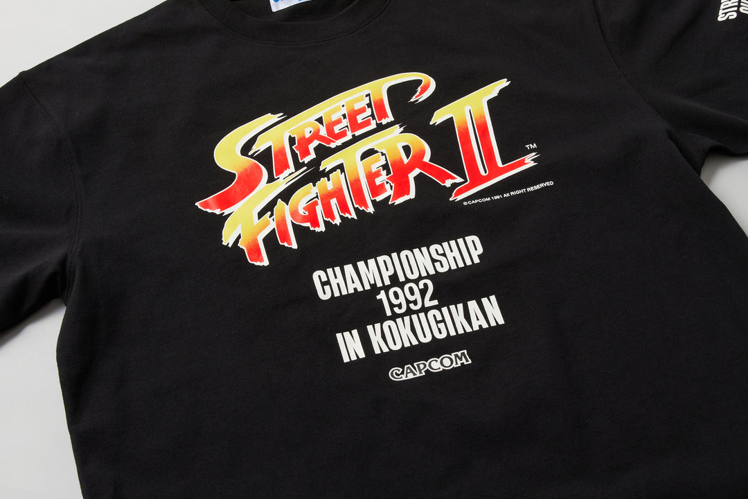 STREET FIGHTER II CHAMPIONSHIP 1992 TEE / BLACK