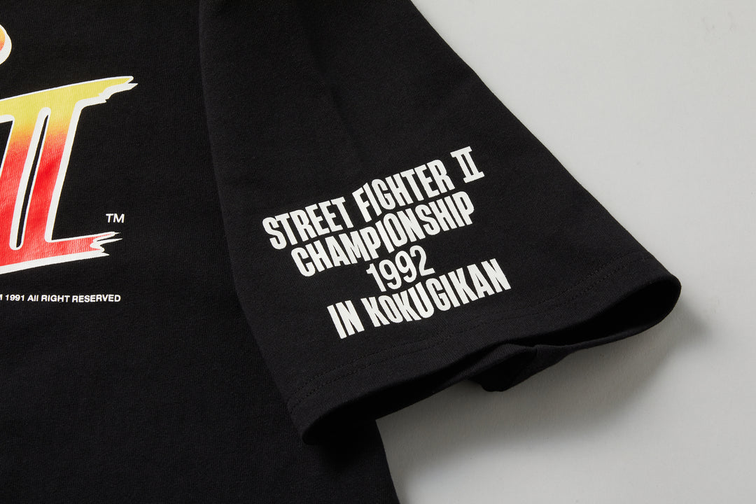STREET FIGHTER II CHAMPIONSHIP 1992 TEE / BLACK