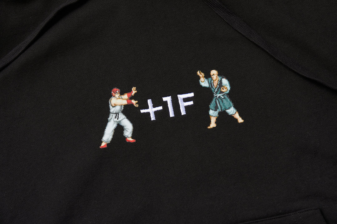 STREET FIGHTER +1F THE ORIGIN HOODIE / BLACK