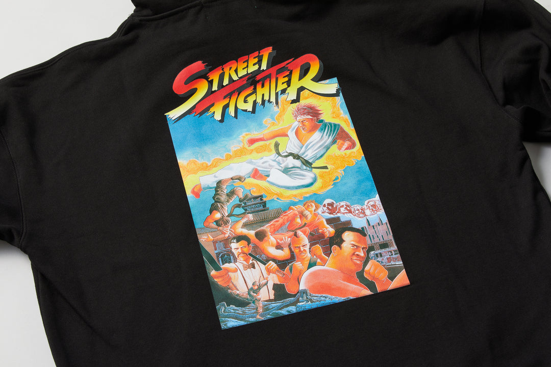 STREET FIGHTER +1F THE ORIGIN HOODIE / BLACK