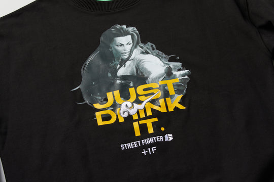 STREET FIGHTER 6 +1F JAMIE JUST DRINK IT CREW / BLACK