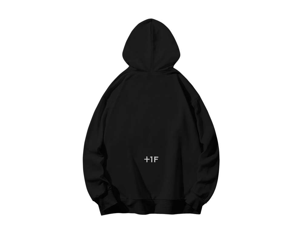 1F ESSENTIAL HOODIE BLACK|ブランド定番のベーシックパーカー 1F ESSENTIAL HOODIE BLACK|ブランド定番のベーシックパーカー