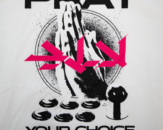 PRAY YOUR CHOICE TEE / WHITE