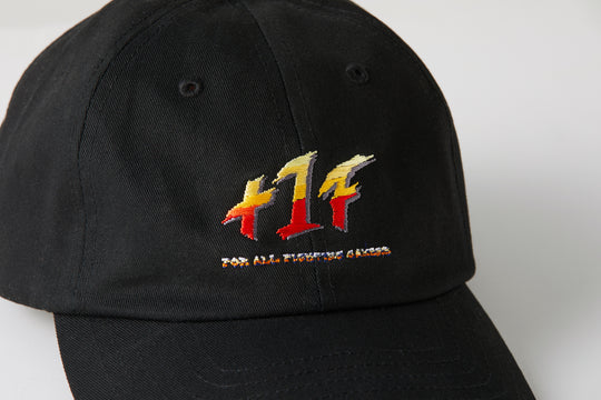 STREET FIGHTER II +1F LOGO CAP/ BLACK