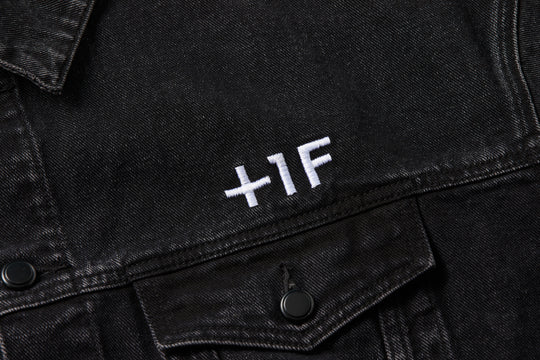 +1F AUTHENTIC DENIM JACKET / BLACK