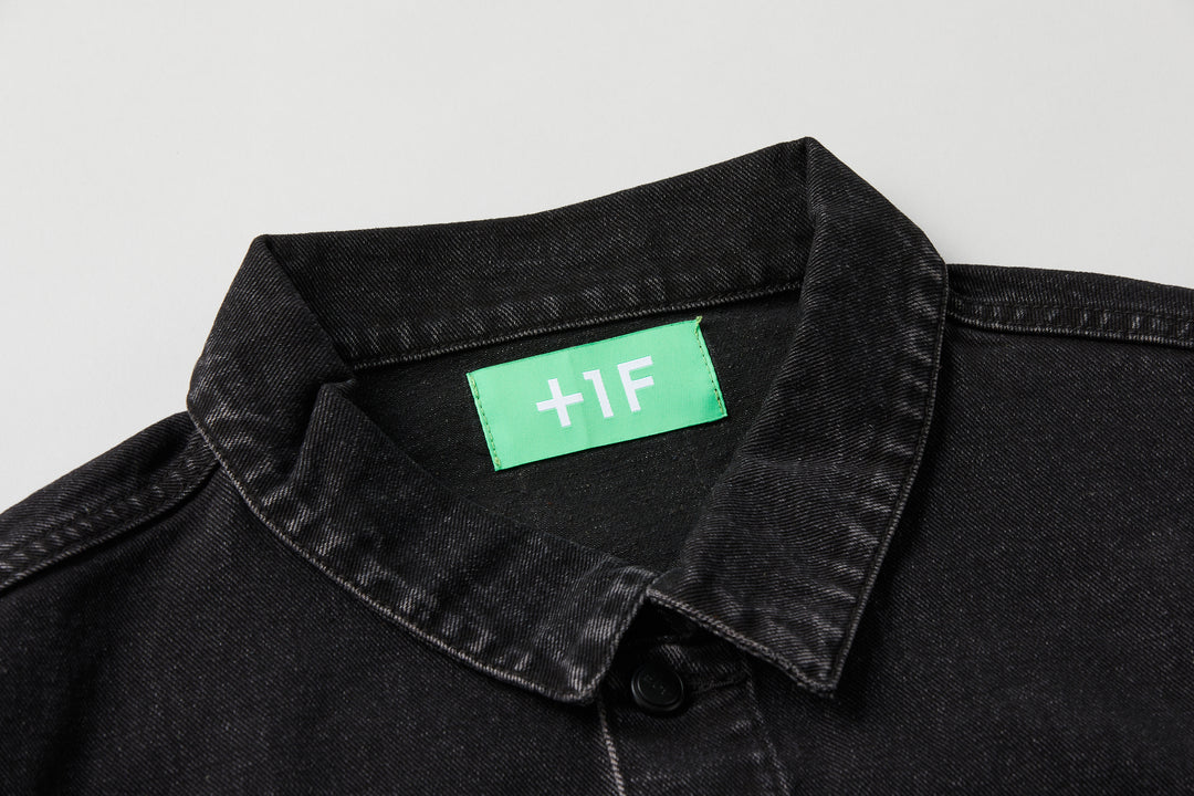 +1F AUTHENTIC DENIM JACKET / BLACK