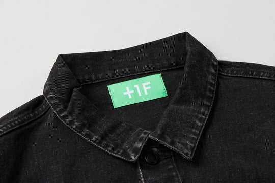 +1F AUTHENTIC DENIM JACKET / BLACK