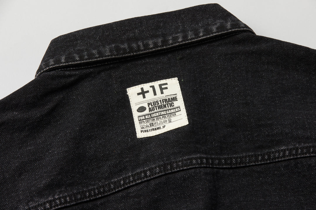 +1F AUTHENTIC DENIM JACKET / BLACK