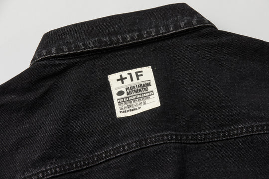 +1F AUTHENTIC DENIM JACKET / BLACK