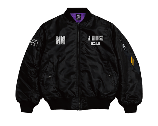 LA+ DARKNESS +1F MA-1 JACKET