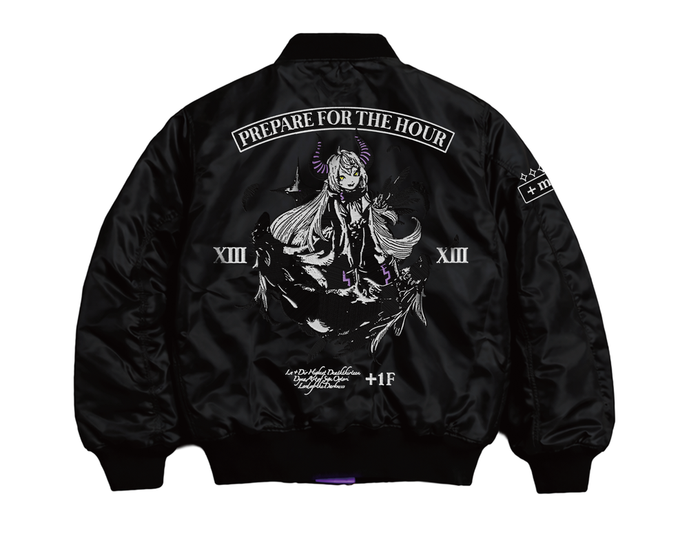 LA+ DARKNESS +1F MA-1 JACKET