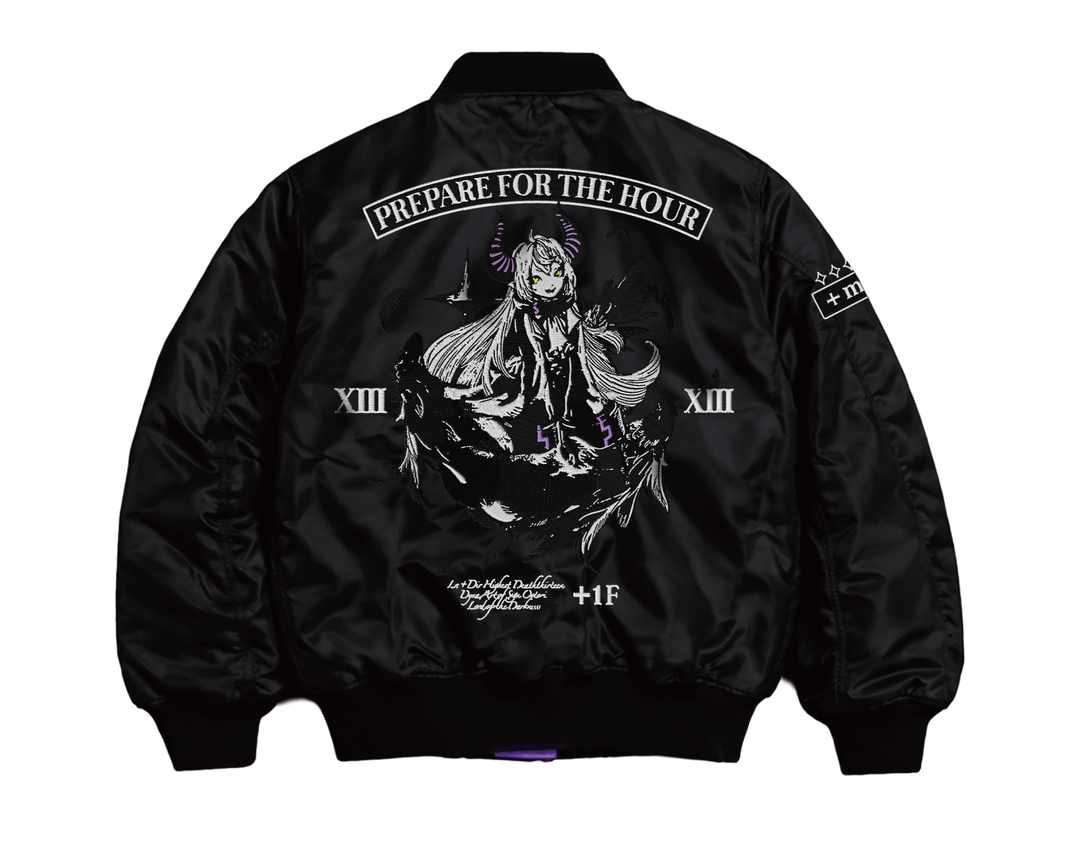 LA+ DARKNESS +1F MA-1 JACKET