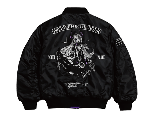 LA+ DARKNESS +1F MA-1 JACKET