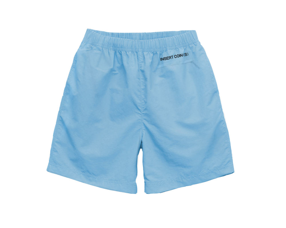 1F NYLON SHORT PANTS / SAX BLUE | ナイロンショートパンツ 1F NYLON SHORT PANTS / SAX BLUE | ナイロンショートパンツ