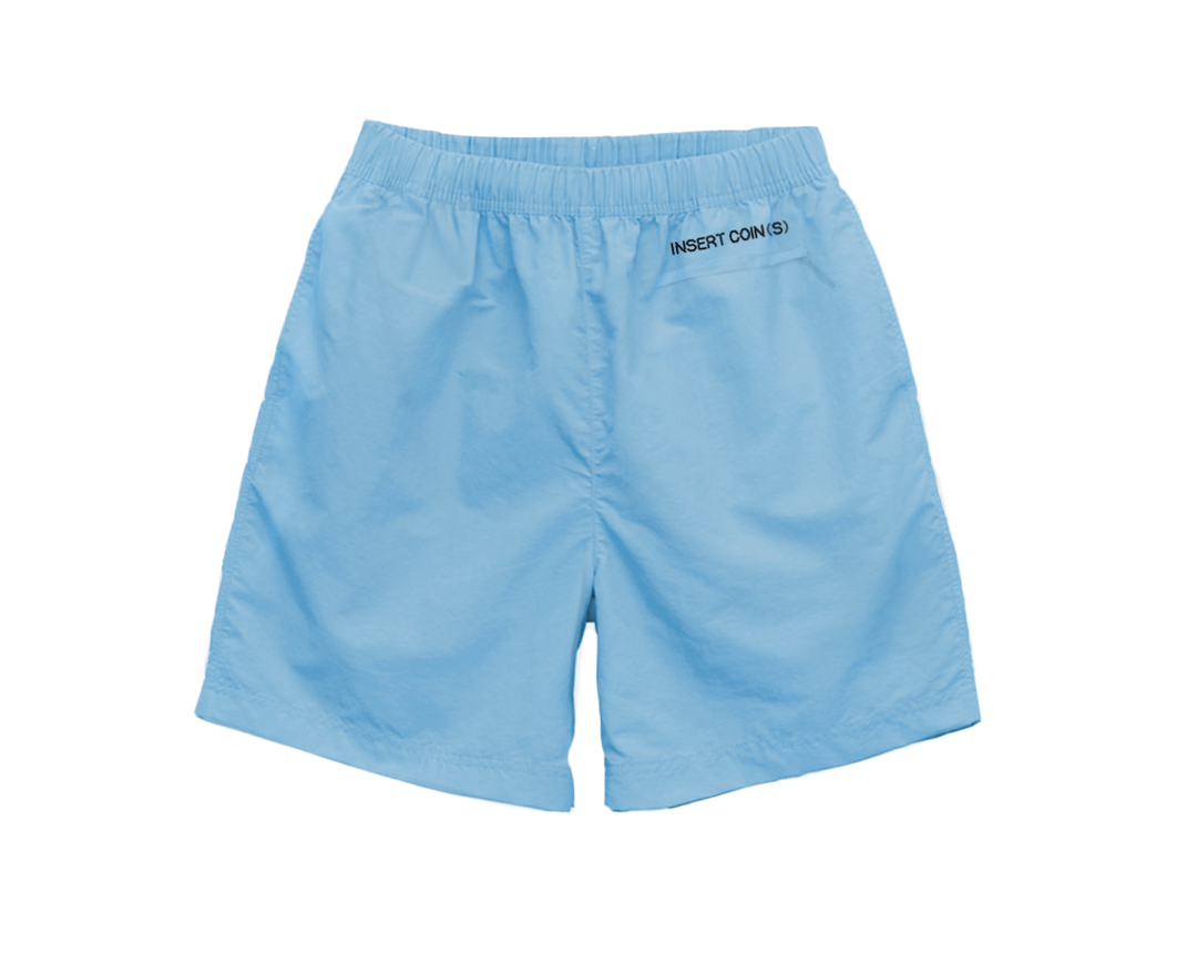 1F NYLON SHORT PANTS / SAX BLUE | ナイロンショートパンツ サックス 1F NYLON SHORT PANTS / SAX BLUE | ナイロンショートパンツ サックス