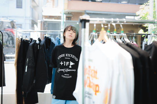 +1F 2nd ANNIVERSARY TEE / BLACK