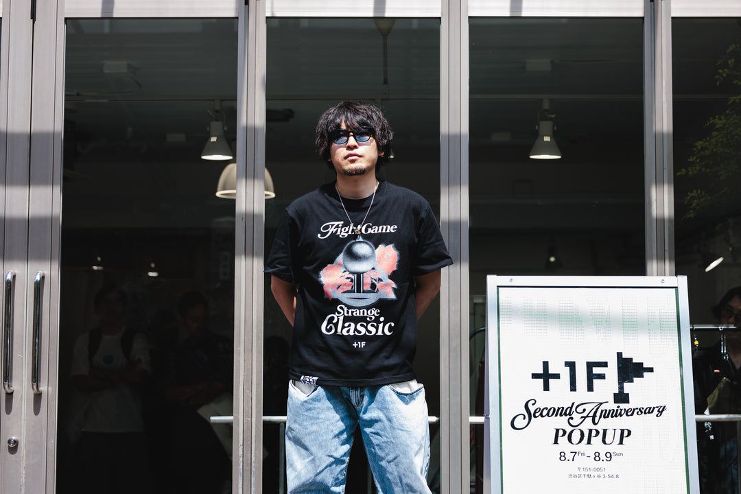 +1F STRANGE CLASSIC TEE / BLACK