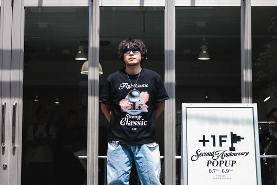 +1F STRANGE CLASSIC TEE / BLACK