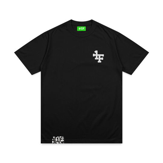+1F MONOGRAM LOGO TEE/BLACK