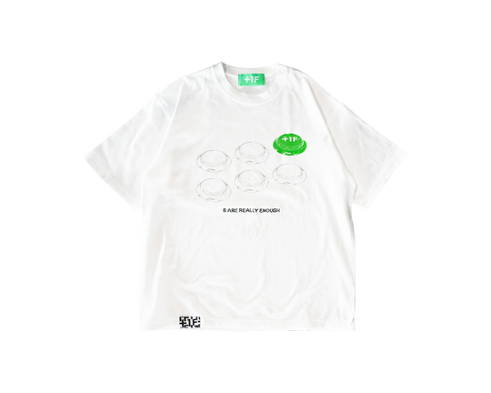 6 ENOUGH TEE / WHITE