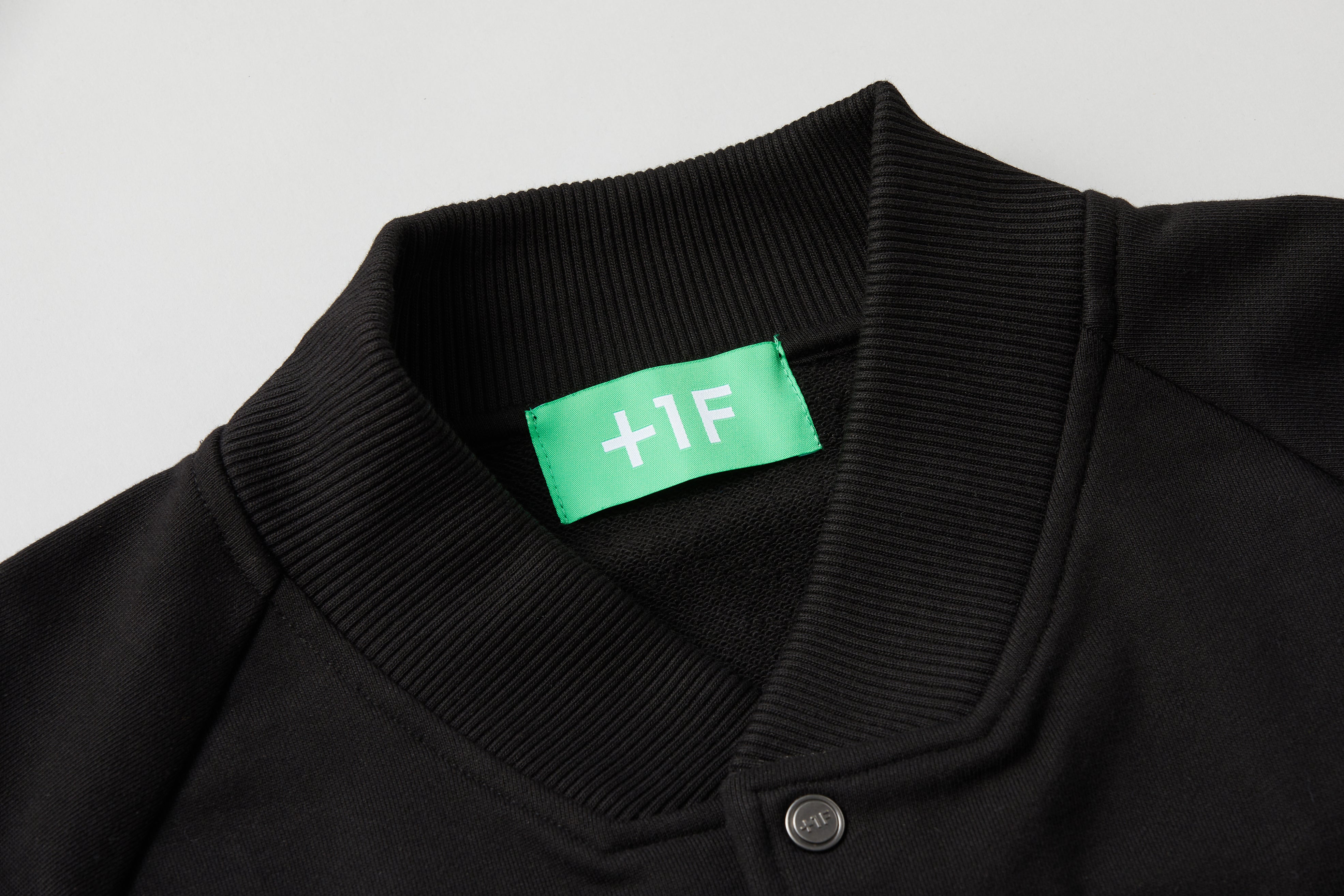 1F AUTHENTIC STADIUM SWEAT BLOUSON / BLACK | スウェットブルゾン