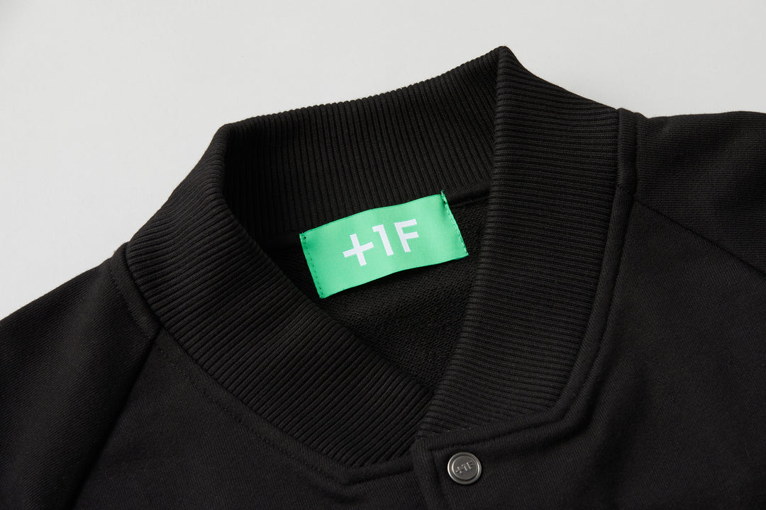 +1F AUTHENTIC STADIUM SWEAT BLOUSON / BLACK