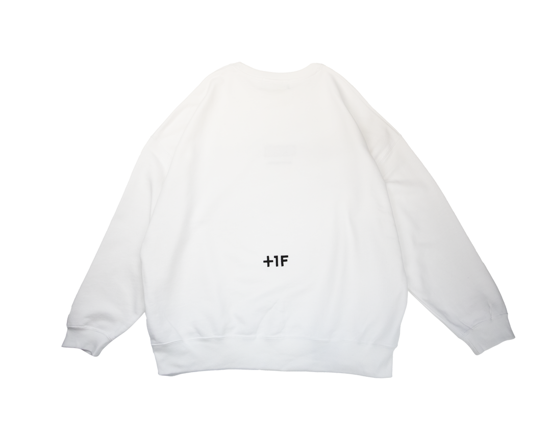 BUST THE BORDER CREWNECK / WHITE