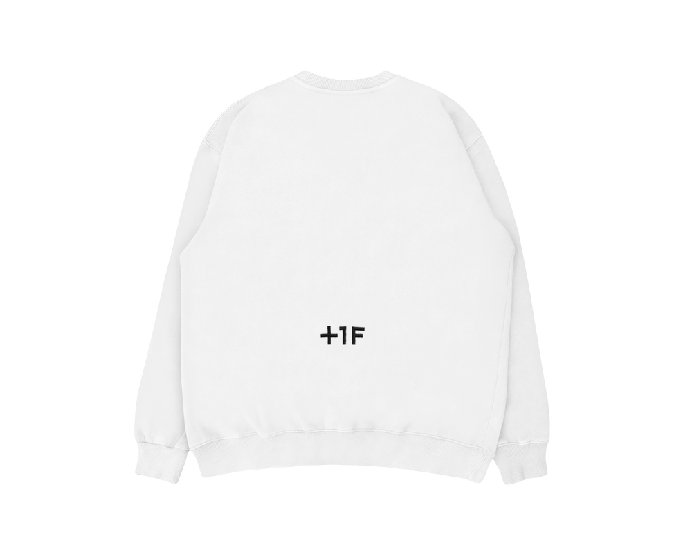 FIGHTING GAME ATHLETICS SWEAT CREW / WHITE