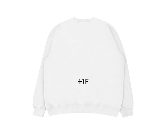 FIGHTING GAME ATHLETICS SWEAT CREW / WHITE