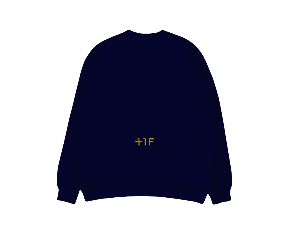 FIGHTING GAME ATHLETICS SWEAT CREW / NAVY