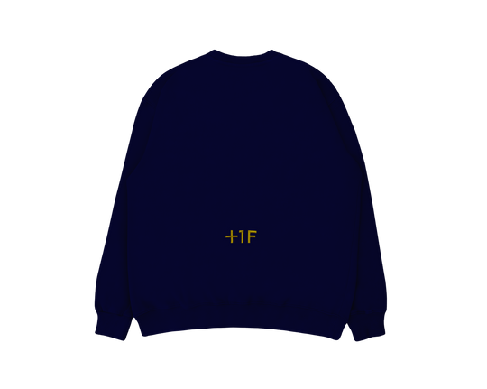 FIGHTING GAME ATHLETICS SWEAT CREW / NAVY