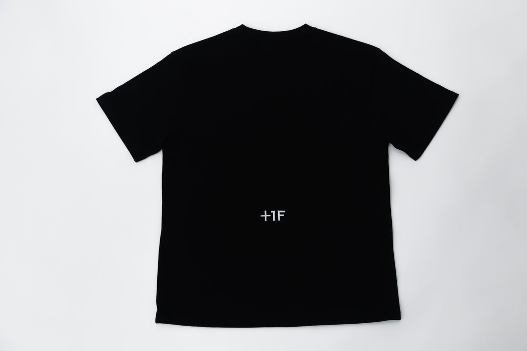 +1F NEVER NERF. TEE / BLACK・WHITE