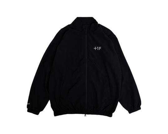 +1F NYLON TRAINING JACKET / BLACK