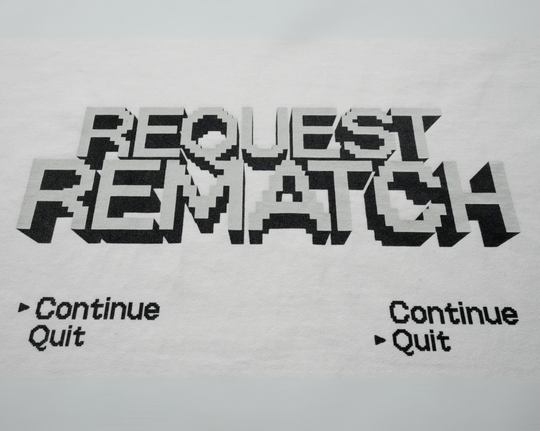 REQUEST REMATCH TEE / WHITE