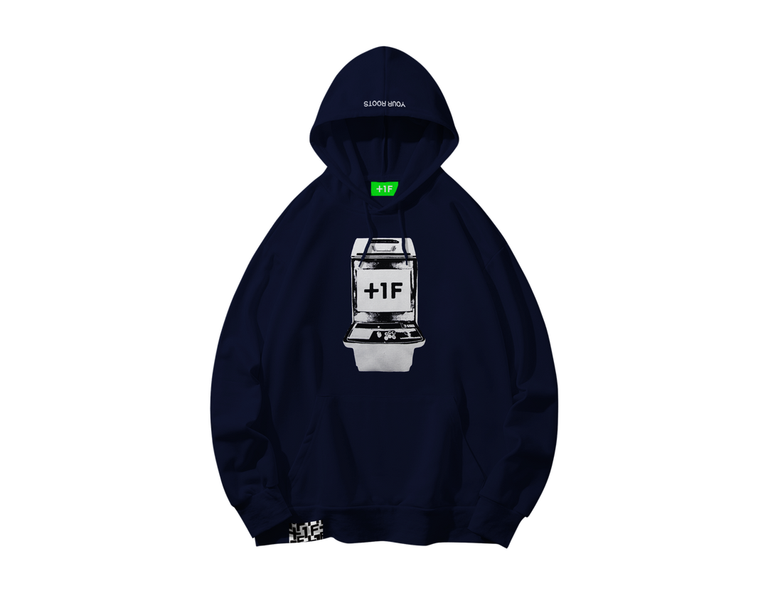 YOUR ROOTS HOODIE NAVY 1F