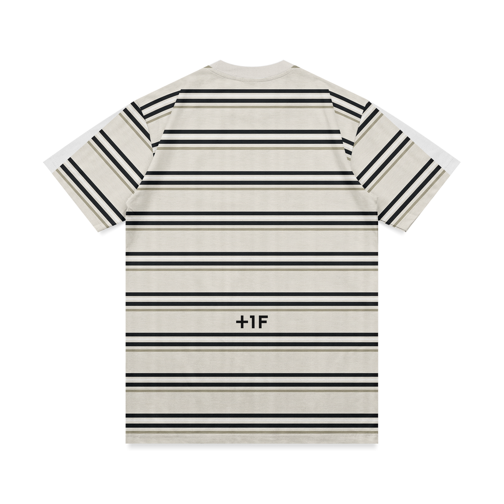 +1F HORIZONTAL STRIPED TEE / OFF WHITE