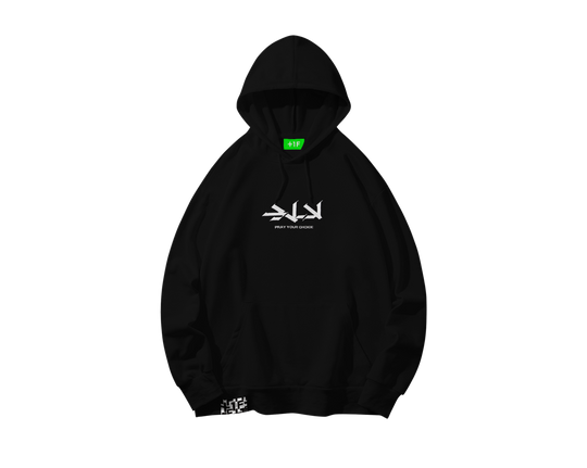 PRAY YOUR CHOICE HOODIE / BLACK