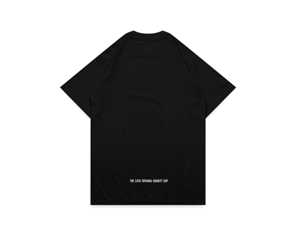 The 14th TOPANGA CHARITY CUP +1F TEE / BLACK