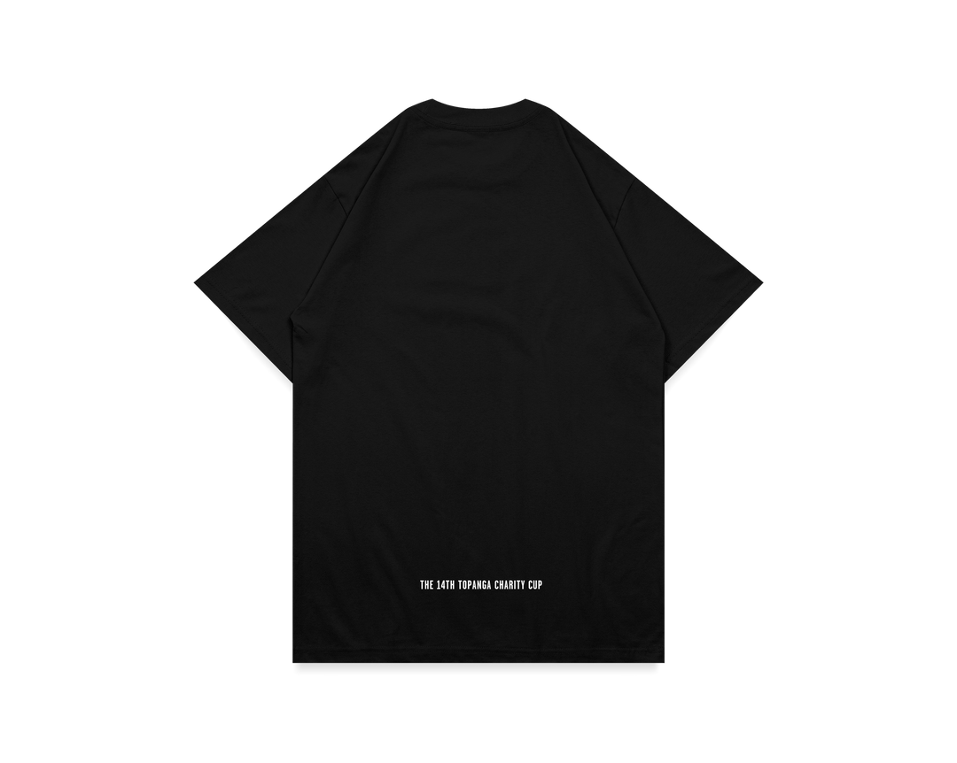 The 14th TOPANGA CHARITY CUP +1F TEE / BLACK