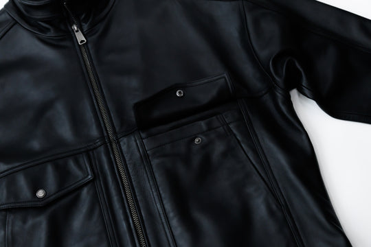 +1F AUTHENTIC LEATHER JACKET