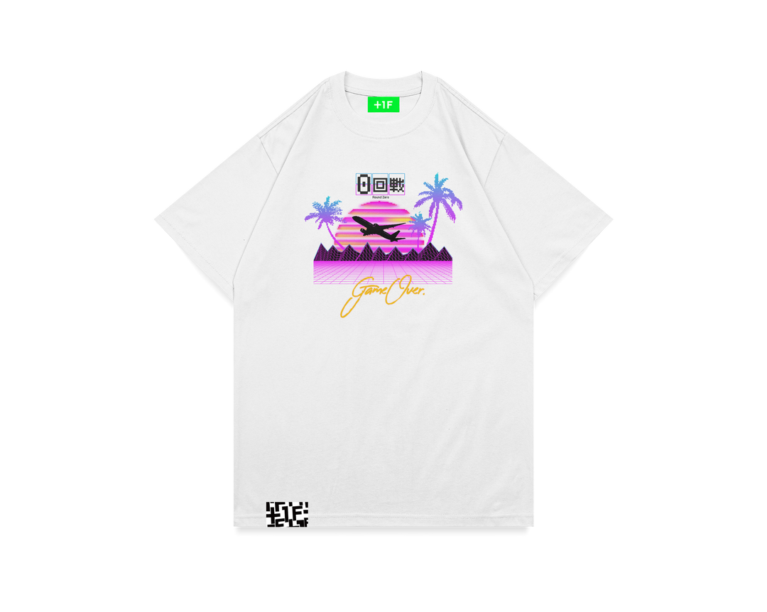 ROUND ZERO TEE / WHITE