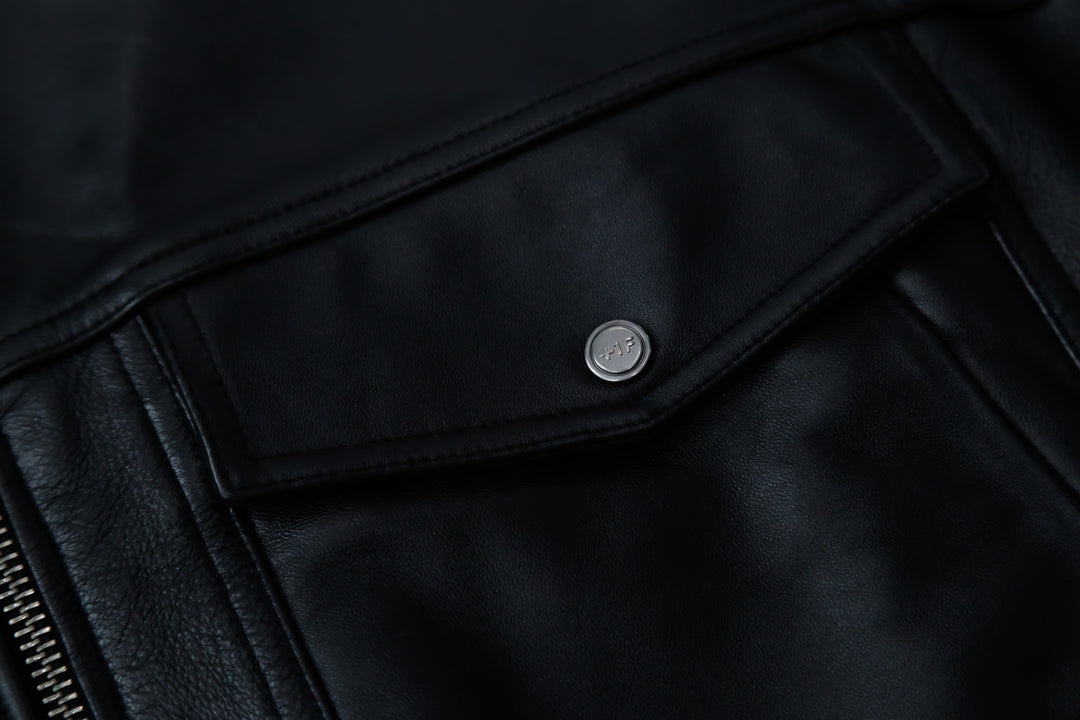 +1F AUTHENTIC LEATHER JACKET