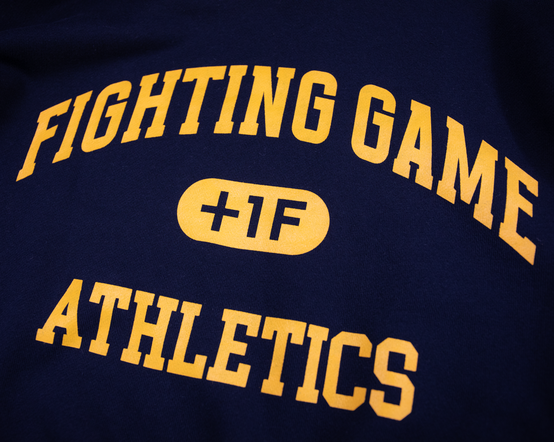 FIGHTING GAME ATHLETICS SWEAT CREW / NAVY