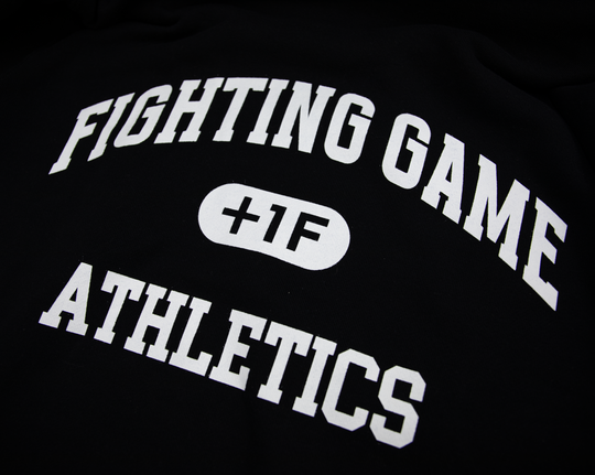 FIGHTING GAME ATHLETICS SWEAT CREW / BLACK