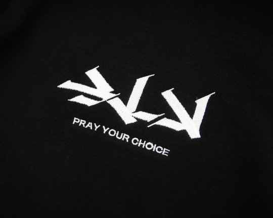 PRAY YOUR CHOICE HOODIE / BLACK